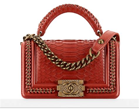 chanel boy bag python replica|authentic copy of Chanel handbags.